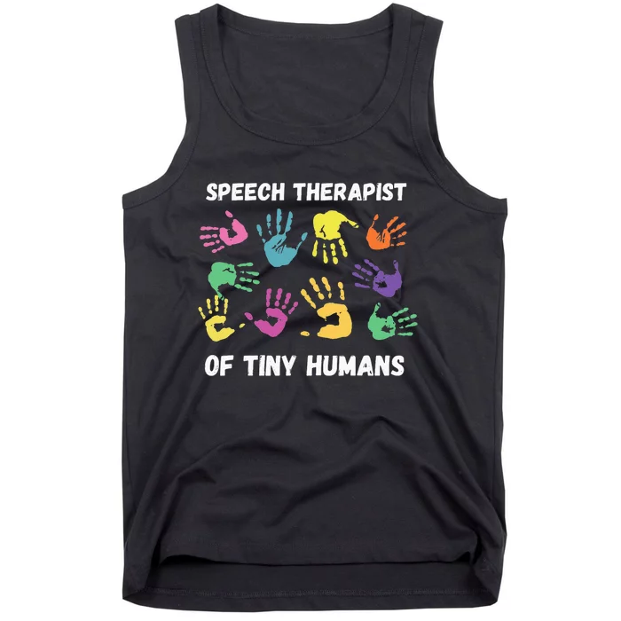 SLP Speech Language Pathology Therapist Tank Top