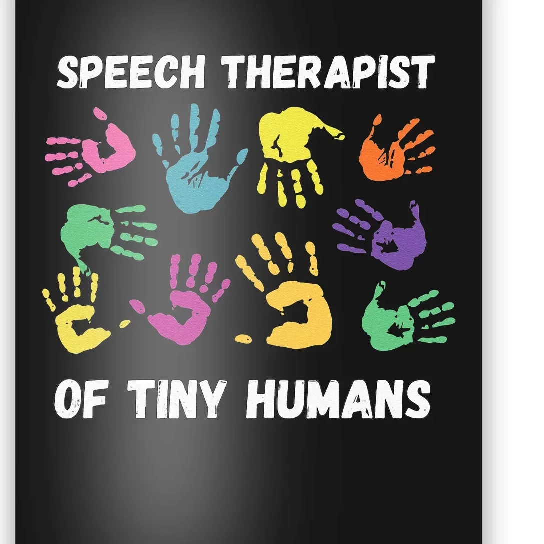 SLP Speech Language Pathology Therapist Poster