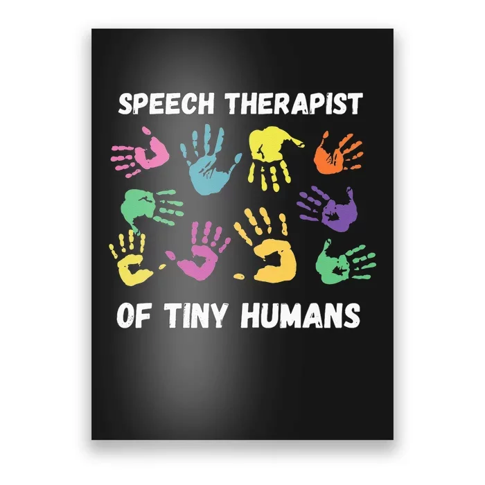 SLP Speech Language Pathology Therapist Poster