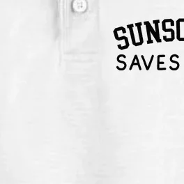 Sunscreen Saves Lives Funny Dermatology Doctor Derm Squad Dry Zone Grid Performance Polo