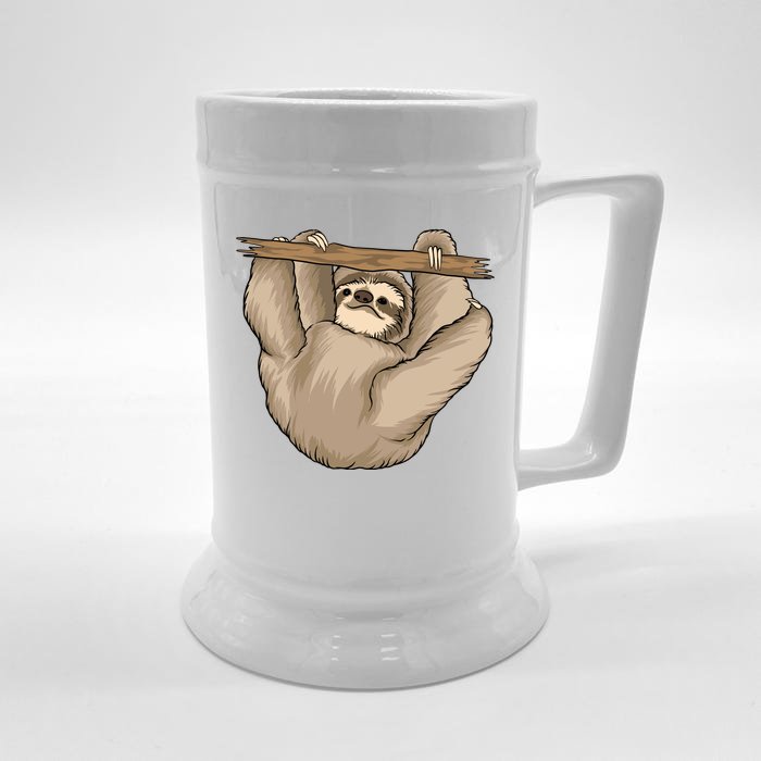 Sloth Front & Back Beer Stein