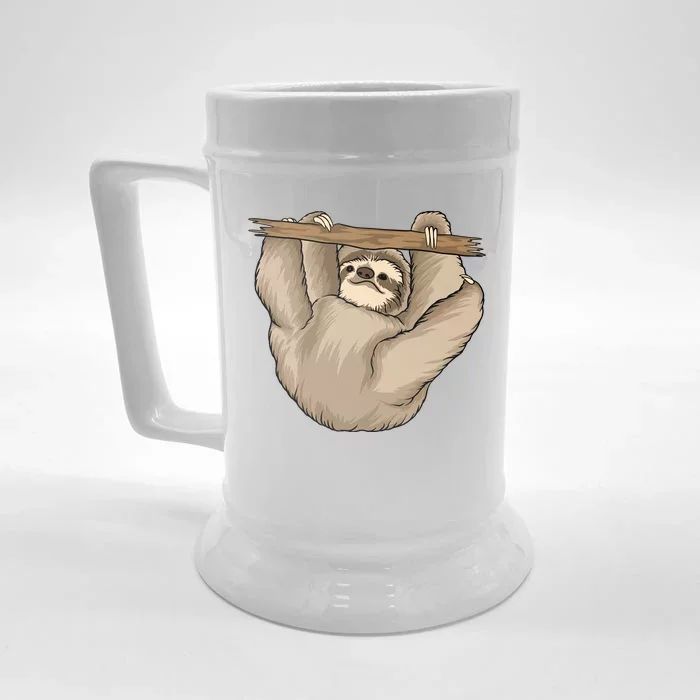 Sloth Front & Back Beer Stein