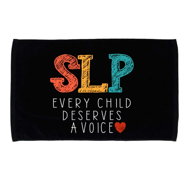 SLP Speech Language Pathologist Speech Therapy Microfiber Hand Towel