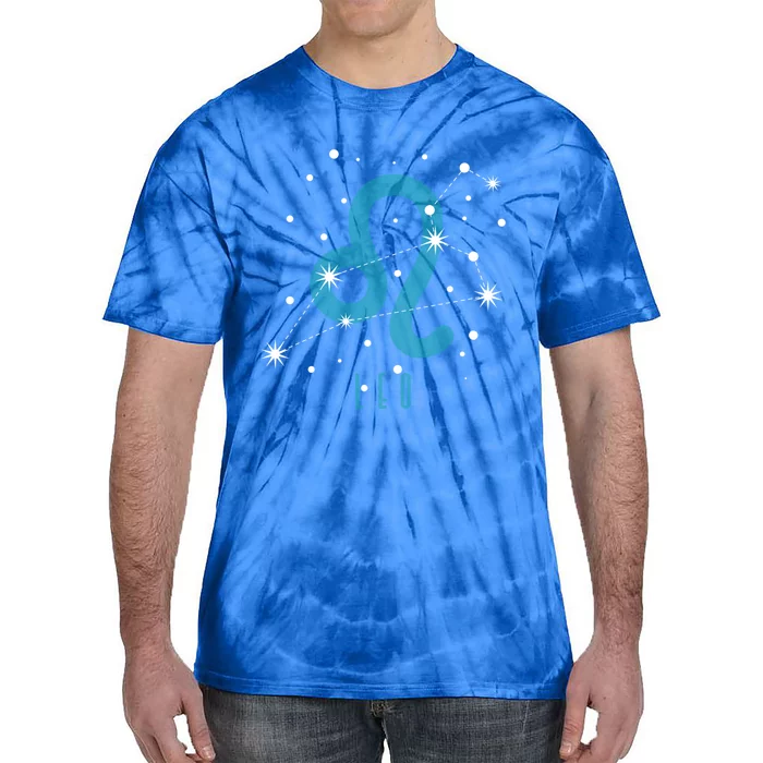 Star Sign Leo Lion Cute Gift Tie-Dye T-Shirt