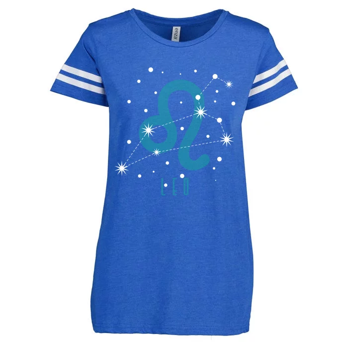 Star Sign Leo Lion Cute Gift Enza Ladies Jersey Football T-Shirt