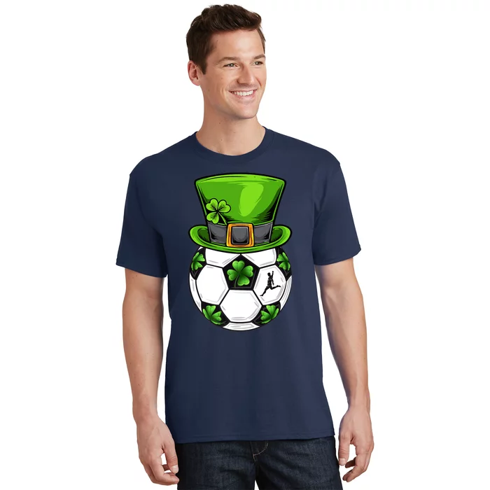 Soccer Shamrock Leprechaun St Patricks Day Sports T-Shirt