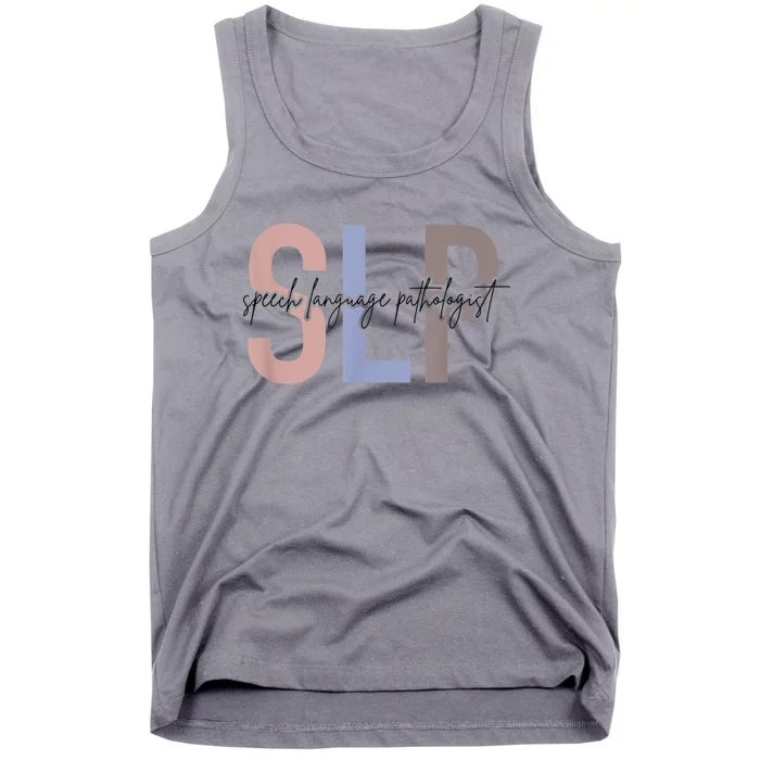 SLP Speech Language Pathologist, Speech Therapy Tank Top