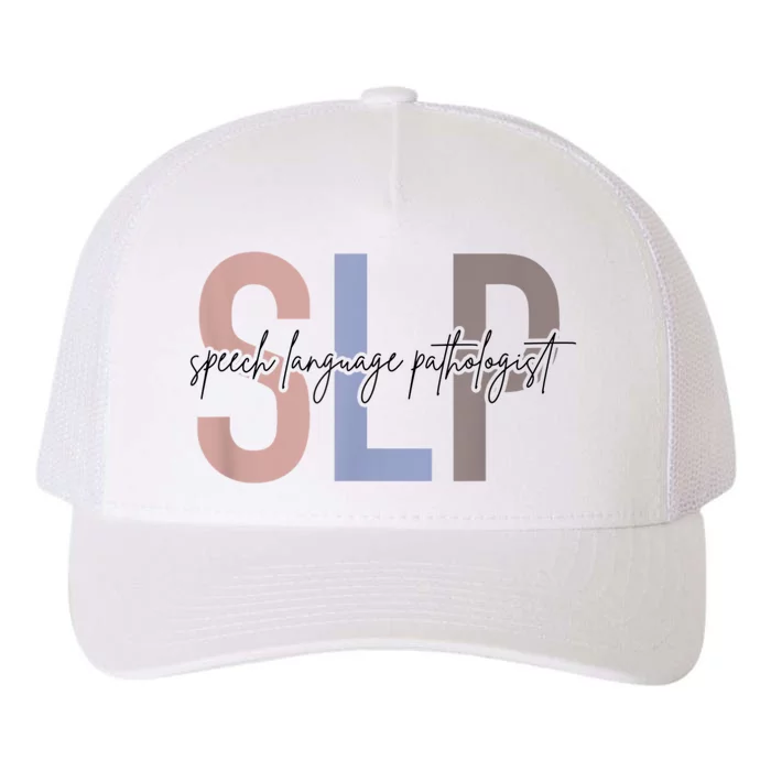 SLP Speech Language Pathologist, Speech Therapy Yupoong Adult 5-Panel Trucker Hat