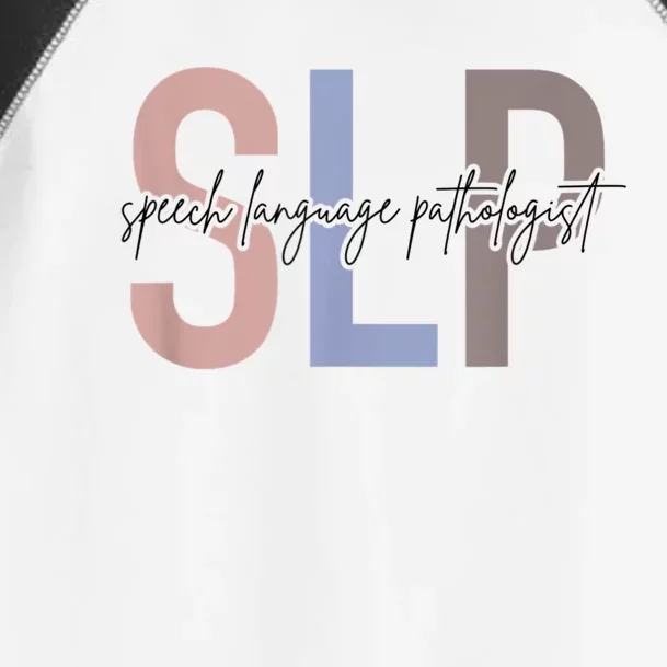 SLP Speech Language Pathologist, Speech Therapy Toddler Fine Jersey T-Shirt