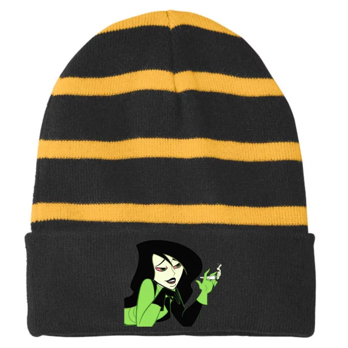 Stoney Shego &Lt;3 Striped Beanie with Solid Band