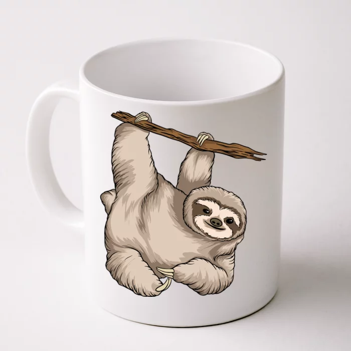 Sloth Front & Back Coffee Mug