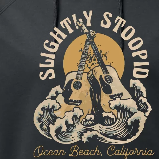 Slightly Stoopid Merch Acoustic Beach Performance Fleece Hoodie