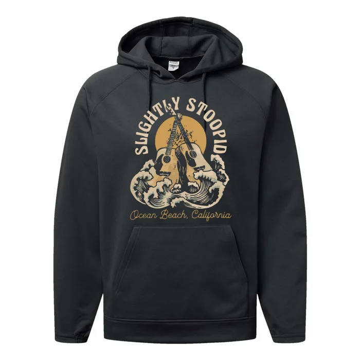 Slightly Stoopid Merch Acoustic Beach Performance Fleece Hoodie