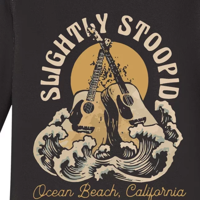 Slightly Stoopid Merch Acoustic Beach Baby Long Sleeve Bodysuit