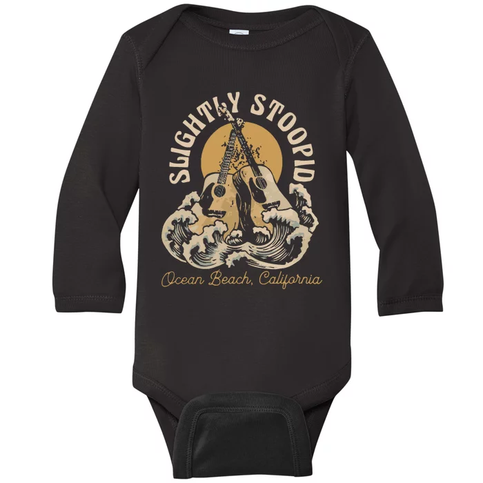 Slightly Stoopid Merch Acoustic Beach Baby Long Sleeve Bodysuit