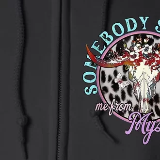 Somebody Save Me Country Music Retro Cowgirl Full Zip Hoodie