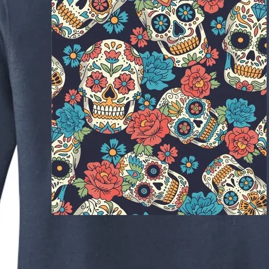 Sugar Skulls Mexican Women's Pullover Hoodie