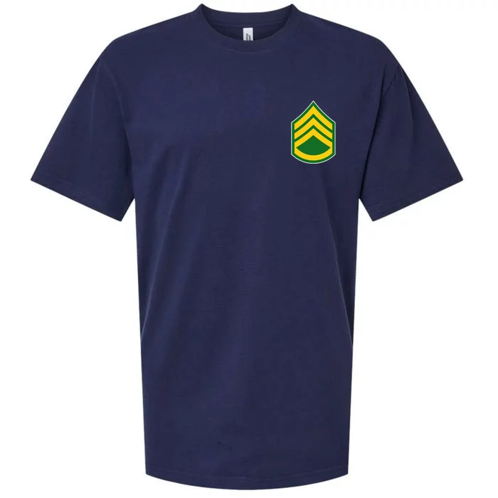 Staff Sergeant Military Badge Sueded Cloud Jersey T-Shirt