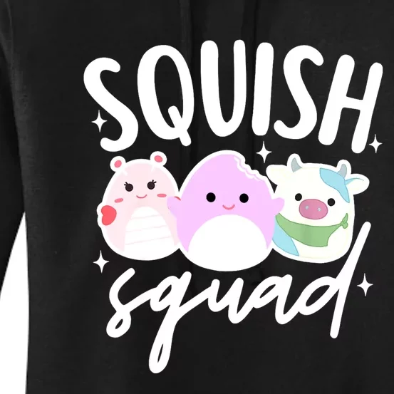 Squish Squad Mallow Great Gifts Cute Women's Pullover Hoodie