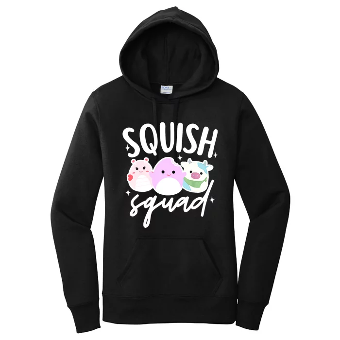 Squish Squad Mallow Great Gifts Cute Women's Pullover Hoodie