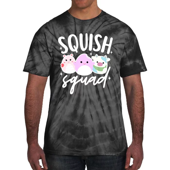 Squish Squad Mallow Great Gifts Cute Tie-Dye T-Shirt