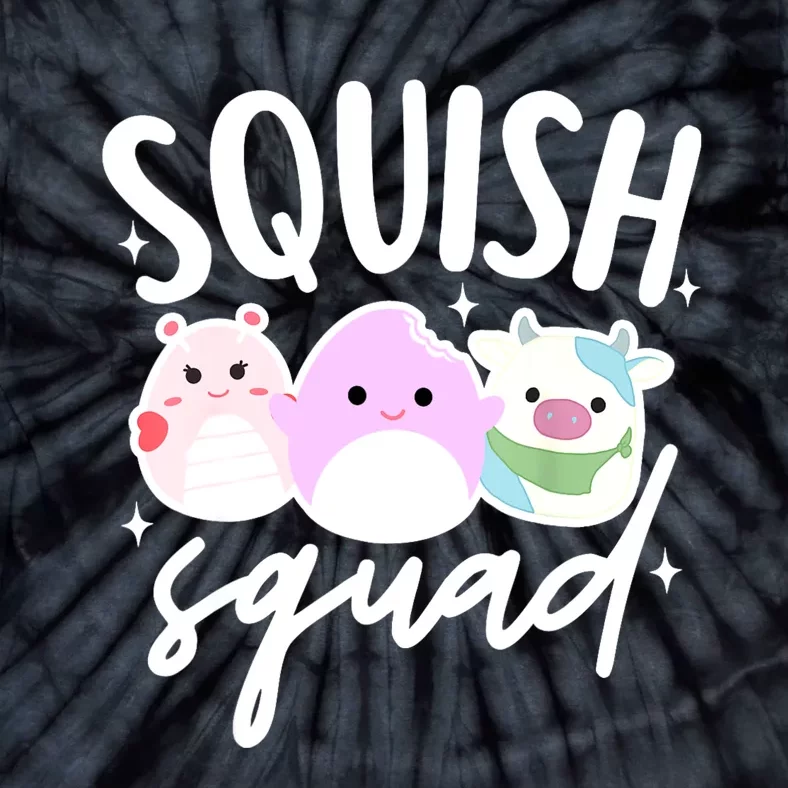 Squish Squad Mallow Great Gifts Cute Tie-Dye T-Shirt