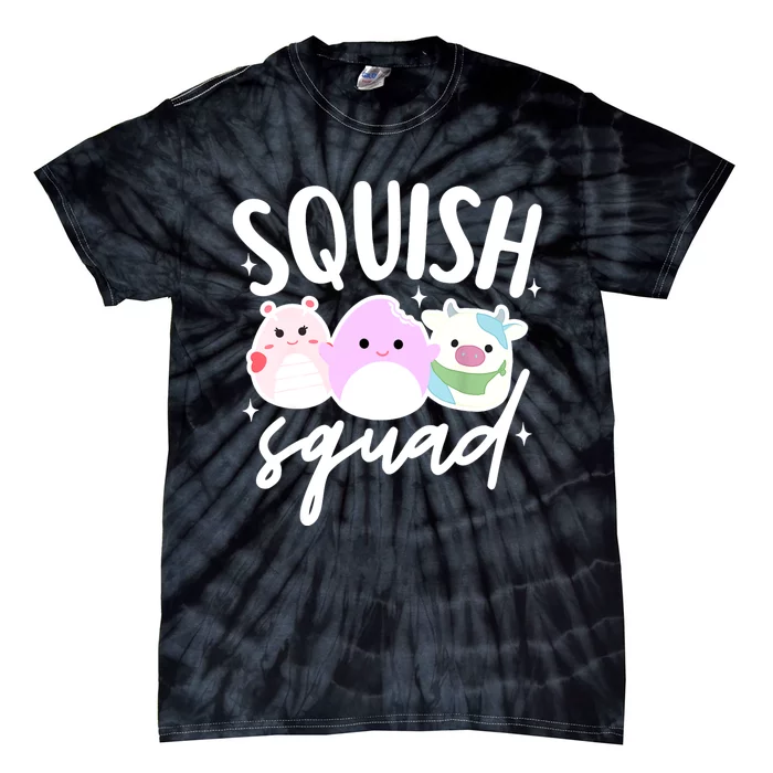 Squish Squad Mallow Great Gifts Cute Tie-Dye T-Shirt