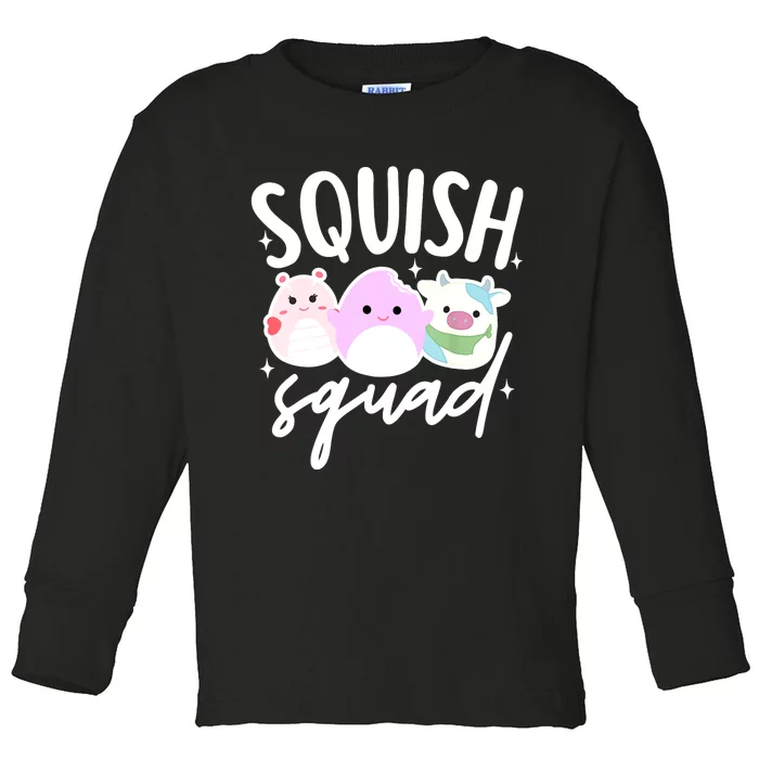 Squish Squad Mallow Great Gifts Cute Toddler Long Sleeve Shirt