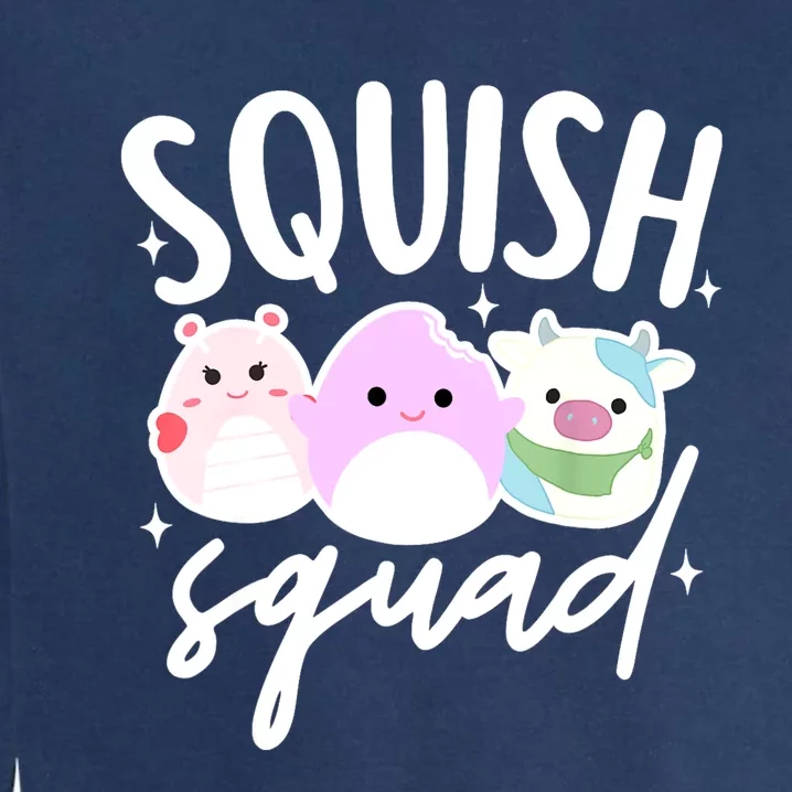 Squish Squad Mallow Great Gifts Cute Garment-Dyed Sweatshirt