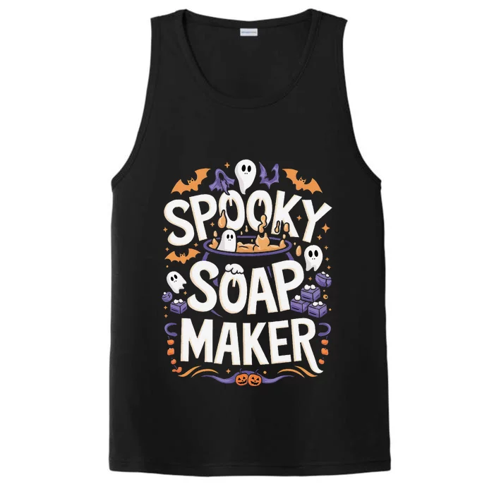 Spooky Soap Maker Halloween Soap Making Performance Tank