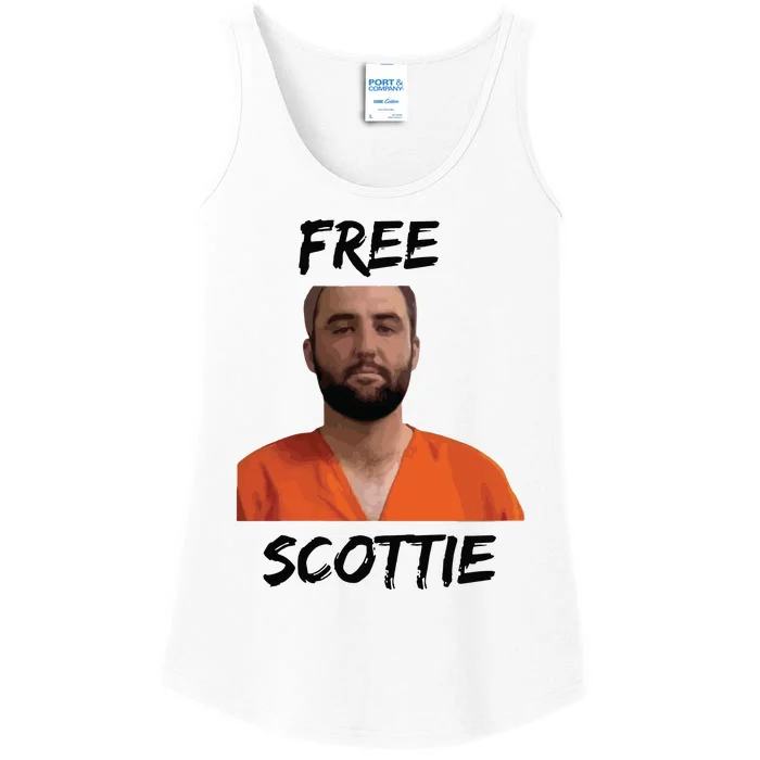 Scottie Scheffler Mugshot 2024 Ladies Essential Tank