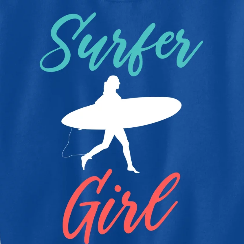 Surfer Surfing Mom Surf Gift Kids Sweatshirt