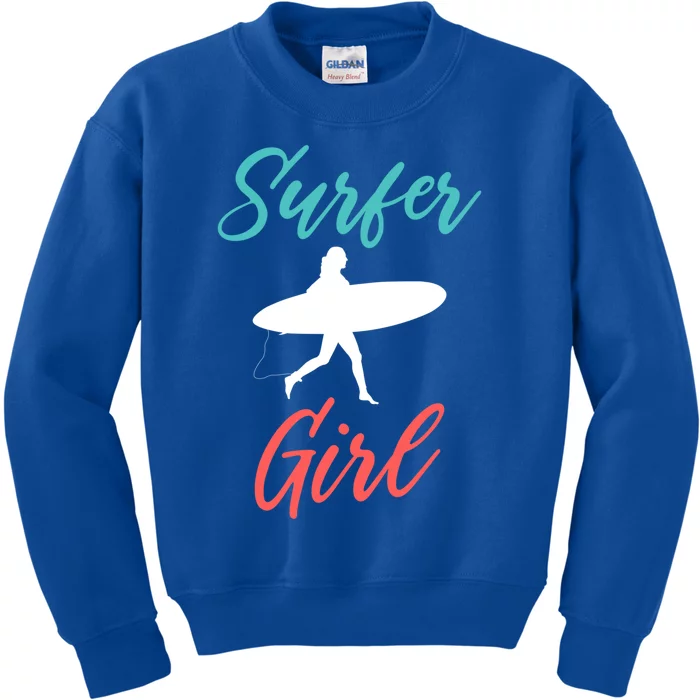 Surfer Surfing Mom Surf Gift Kids Sweatshirt