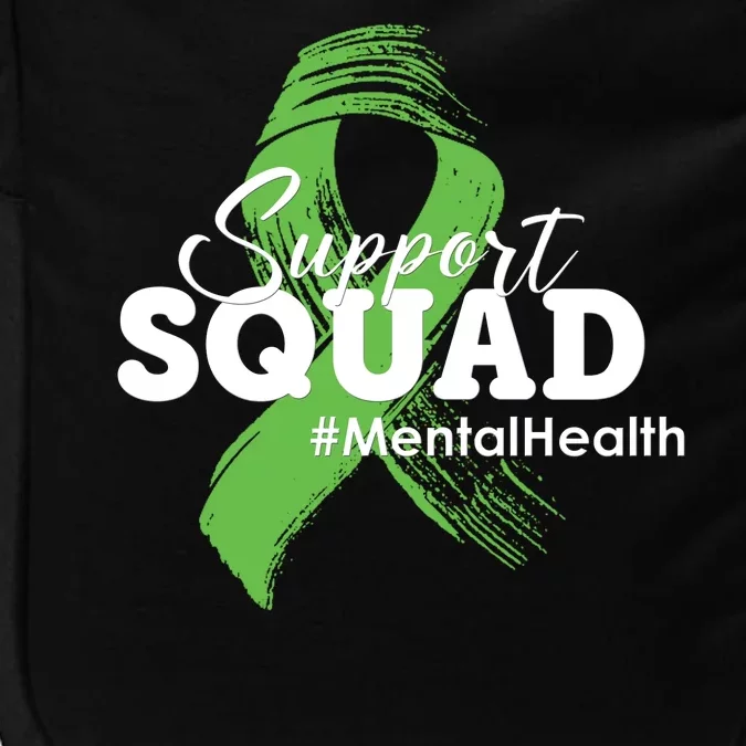 Support Squad Mental Health Awareness Ribbon Impact Tech Backpack