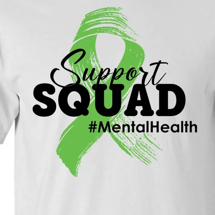 Support Squad Mental Health Awareness Ribbon Tall T-Shirt