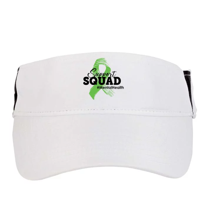 Support Squad Mental Health Awareness Ribbon Adult Drive Performance Visor