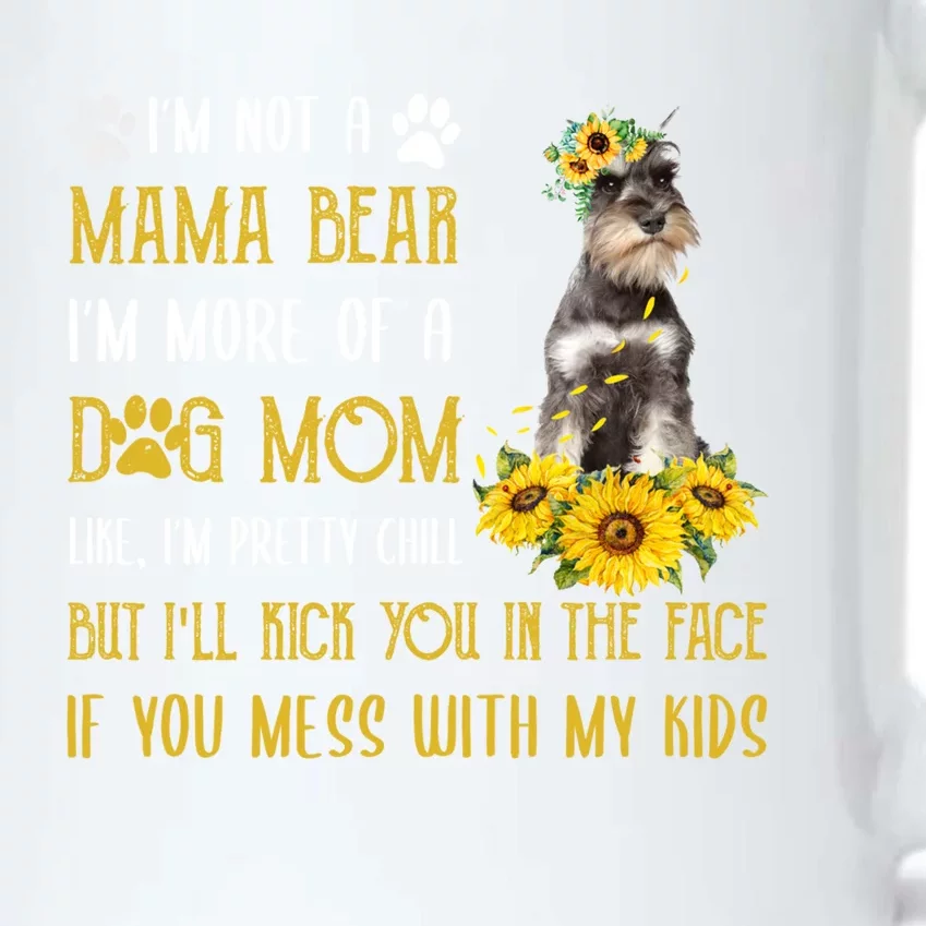 Sunflower Schnauzer Mom Mothers Day Dog Mom Gift Black Color Changing Mug