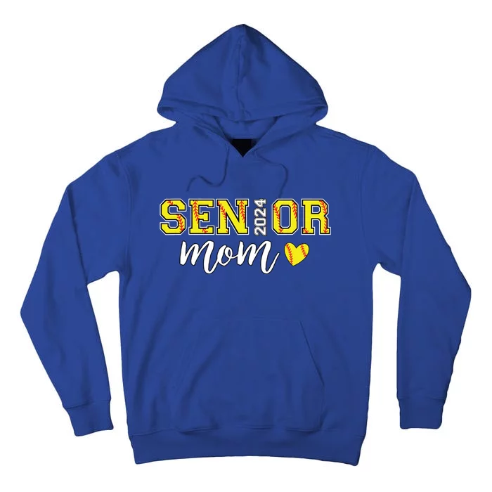 Senior Softball Mom Shirts Class Of 2024 Senior Mama Tall Hoodie