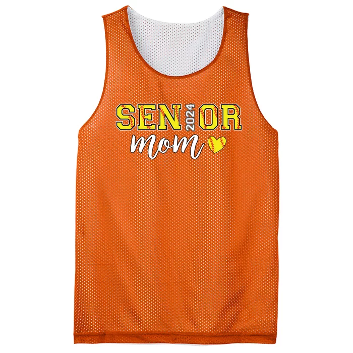 Senior Softball Mom Shirts Class Of 2024 Senior Mama Mesh Reversible Basketball Jersey Tank