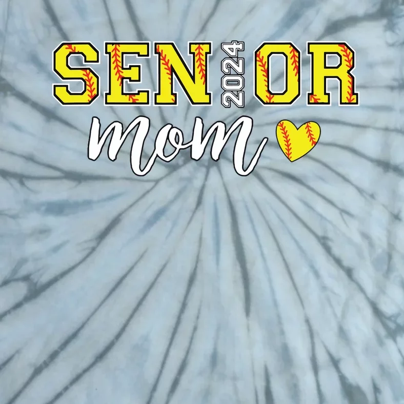 Senior Softball Mom Shirts Class Of 2024 Senior Mama Tie-Dye T-Shirt