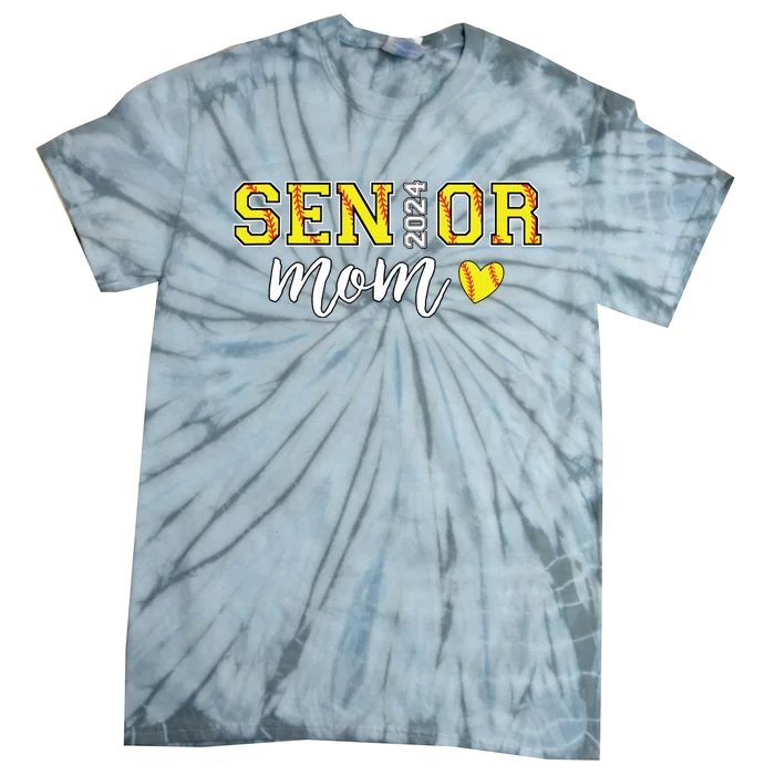 Senior Softball Mom Shirts Class Of 2024 Senior Mama Tie-Dye T-Shirt