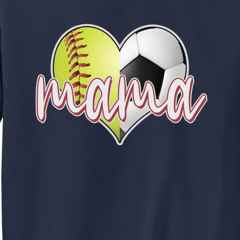 Softball Soccer Mama Sports Fan Sweatshirt