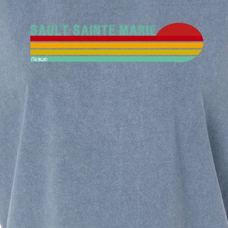 Sault Sainte Marie Michigan Garment-Dyed Women's Muscle Tee