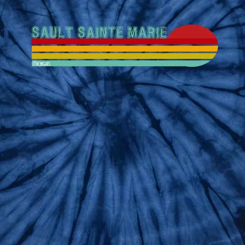 Sault Sainte Marie Michigan Tie-Dye T-Shirt