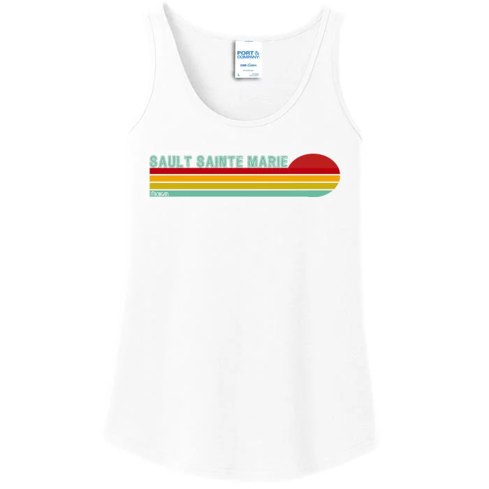 Sault Sainte Marie Michigan Ladies Essential Tank