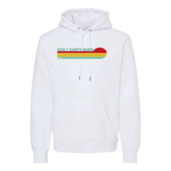 Sault Sainte Marie Michigan Premium Hoodie