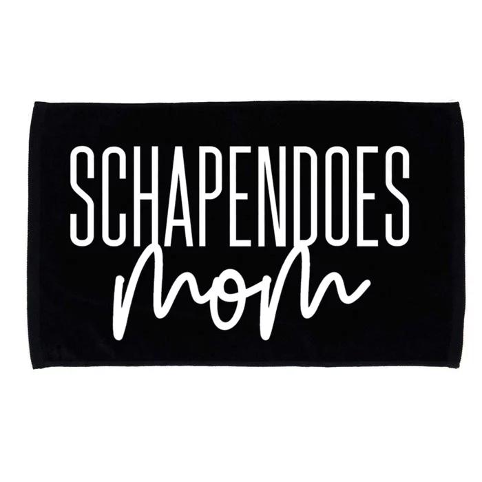 S Schapendoes Mom Cute Schapendoes Dog Mom Love My Schapendoes Premium Microfiber Hand Towel