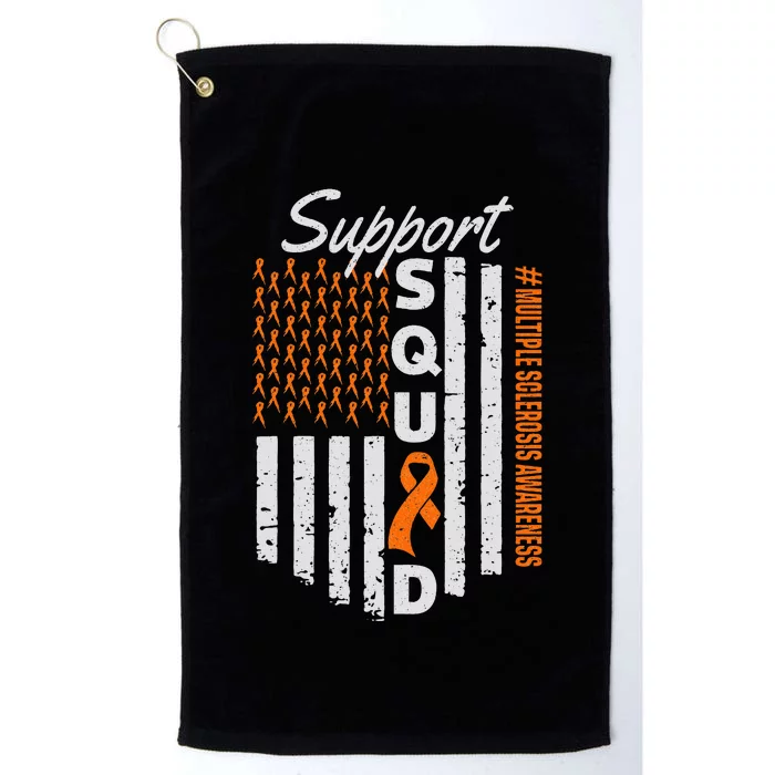 Support Squad Multiple Sclerosis Awareness Ms Awareness Platinum Collection Golf Towel