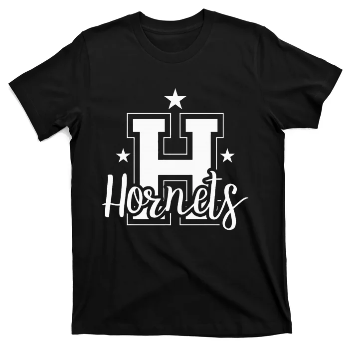 Schools Sports Mascot Hornets Team Fanatic Gift T-Shirt