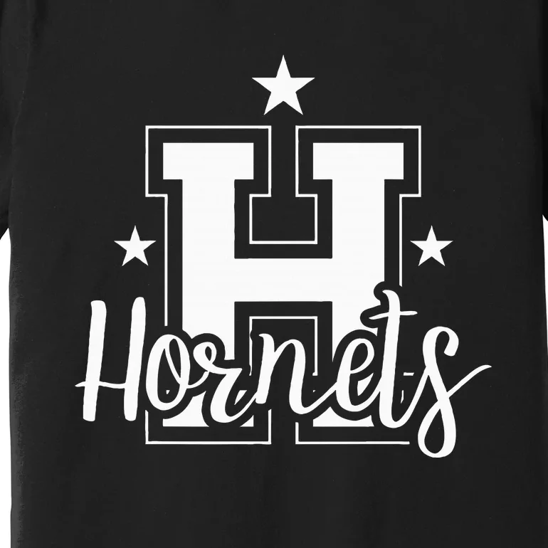 Schools Sports Mascot Hornets Team Fanatic Gift Premium T-Shirt